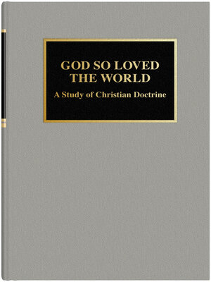 cover image of God So Loved the World